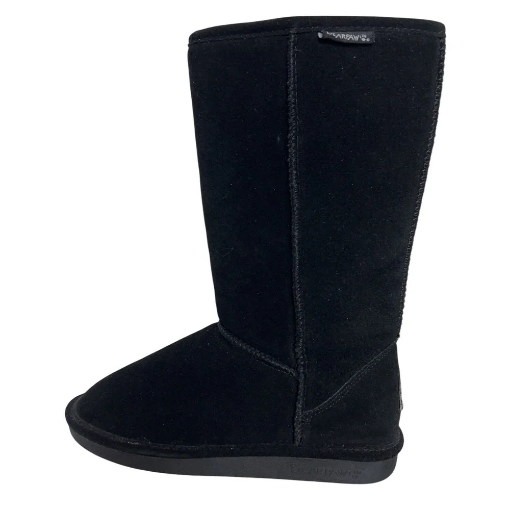BEARPAW Emma Black shearling style boot - worn once | SZ: 7